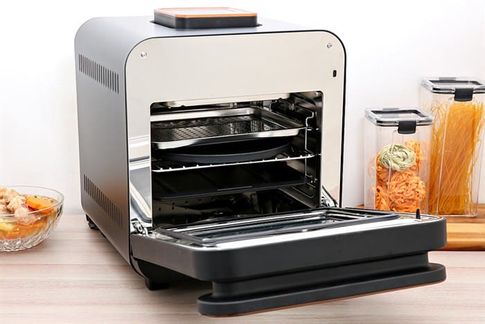 Lò chiên không dầu kết hợp hấp Kalite STEAM PRO 15 lít